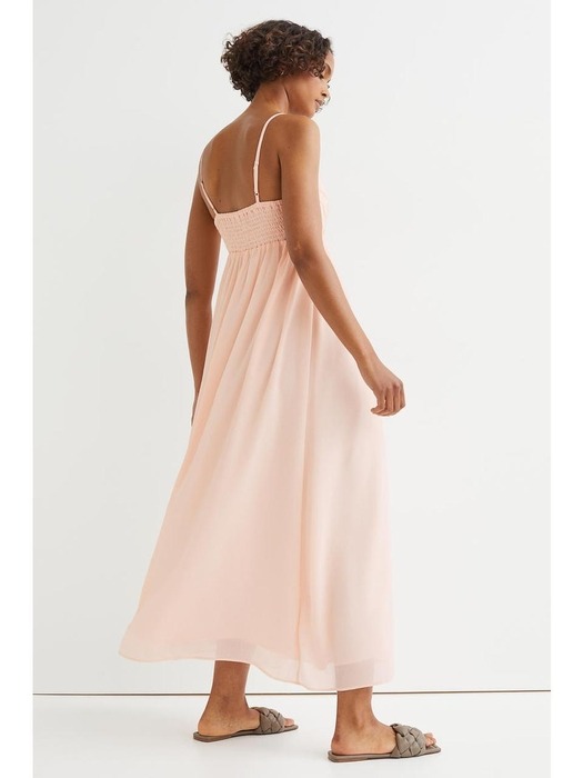 시폰 슬립 드레스 파우더 핑크 1061580001