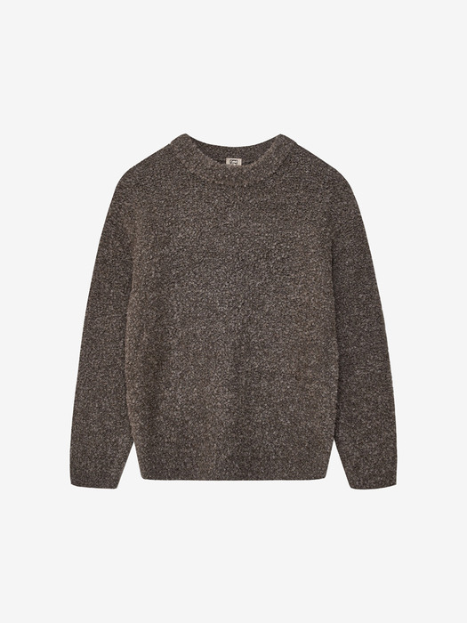 SOFT MOHAIR BOUCLE KNIT TOP