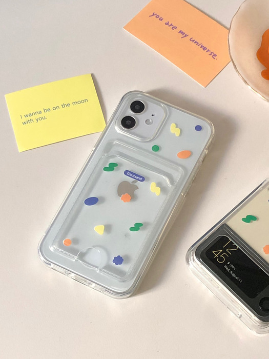 Creamy card case  (Jelly case)