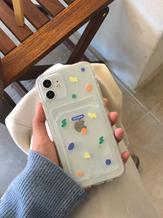 Creamy card case  (Jelly case)