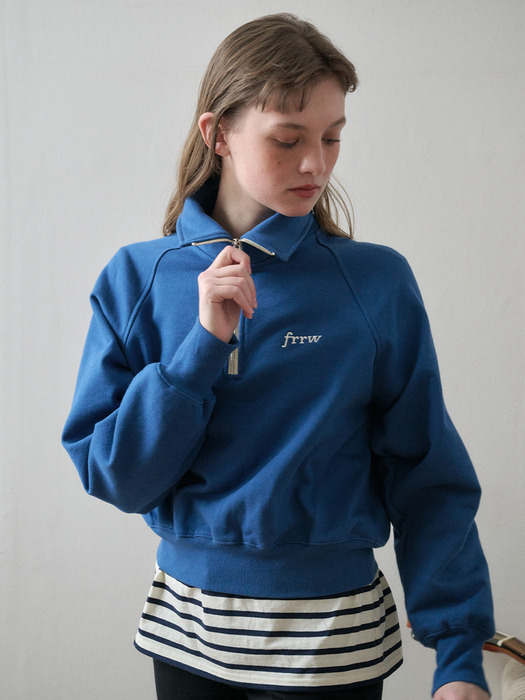 Half Zip-up Sweatshirt_2color