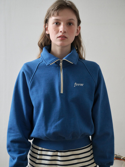 Half Zip-up Sweatshirt_2color