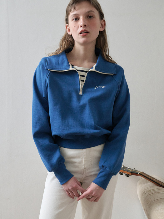 Half Zip-up Sweatshirt_2color