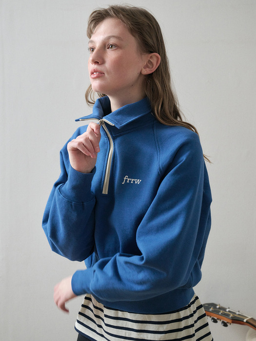 Half Zip-up Sweatshirt_2color