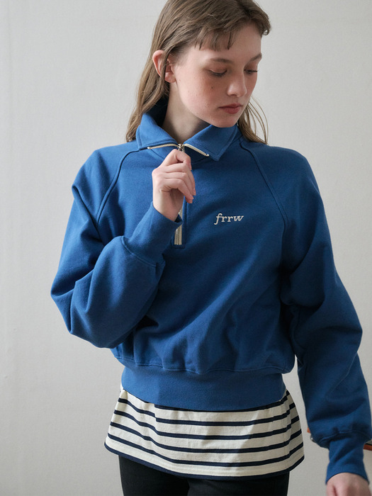 Half Zip-up Sweatshirt_2color