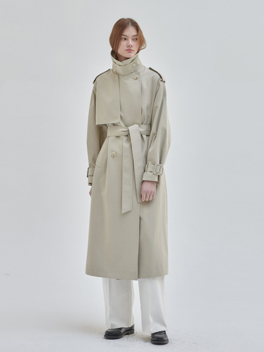 24SN vintage max trench coat [P/BE]