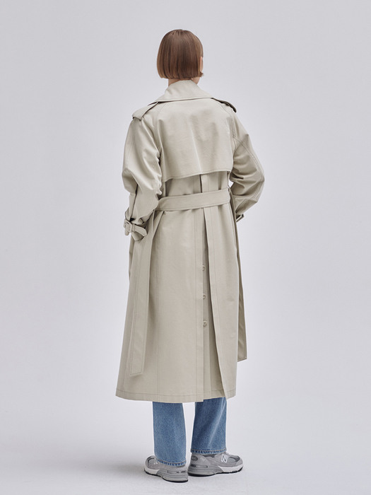 24SN vintage max trench coat [P/BE]