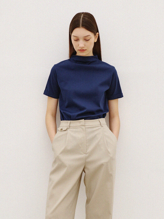 Adrienne  Silket T(Navy)