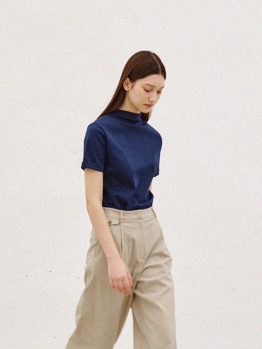 Adrienne  Silket T(Navy)