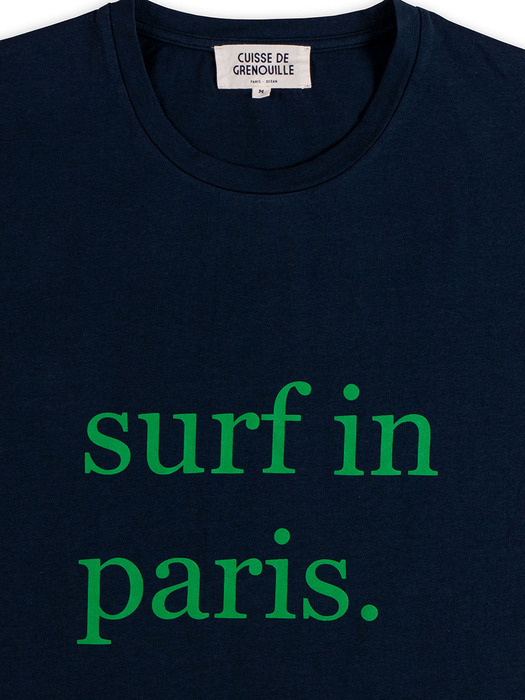 T-SHIRT SURF IN PARIS NAVY BLUE / GREEN