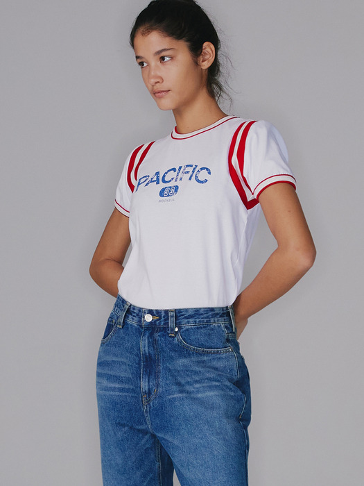 Pacific Line T-Shirt / White
