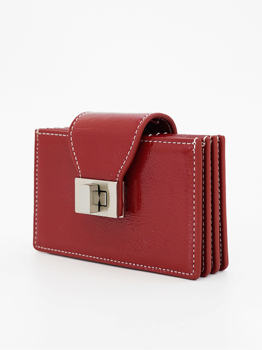 Echell Taylor Wallet [Real Red_silver]