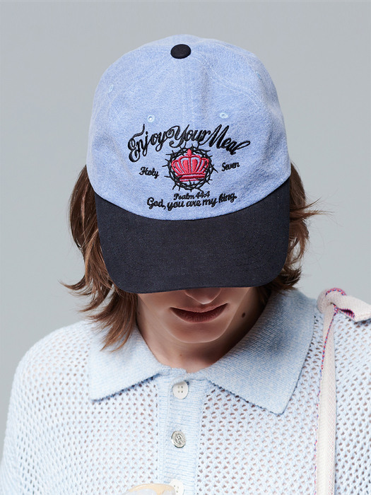 GOD, YOU ARE MY KING HOLY BALL CAP_BLUE&NAVY