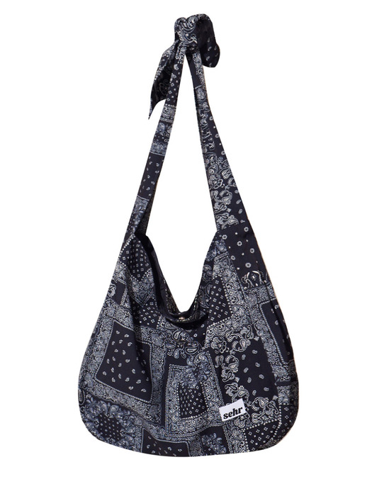 Paisley Tie Big Bag (Black)