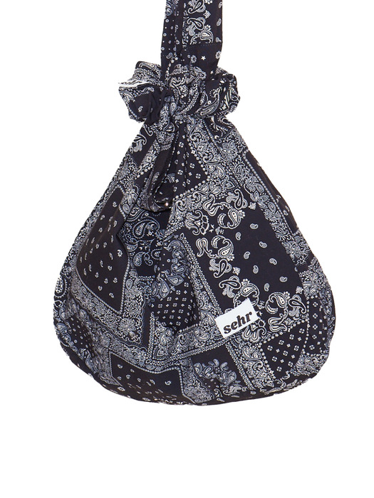 Paisley Tie Big Bag (Black)