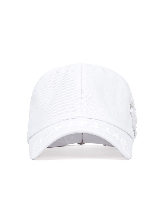 BBD Side Patch Shadow Graffiti Logo Cap (White)