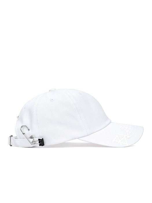 BBD Side Patch Shadow Graffiti Logo Cap (White)