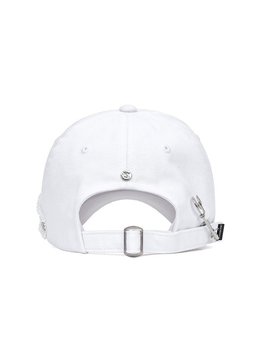 BBD Side Patch Shadow Graffiti Logo Cap (White)