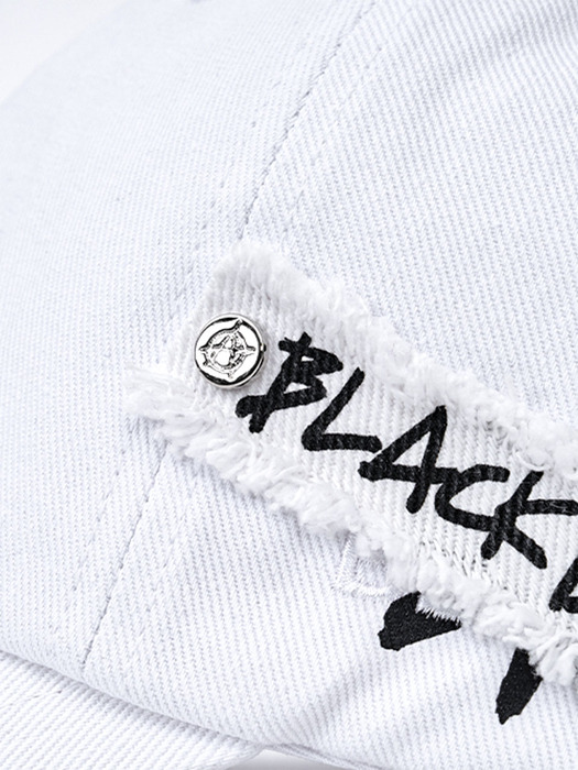 BBD Side Patch Shadow Graffiti Logo Cap (White)