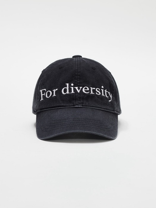 FOR DIVERSITY CAP (black)