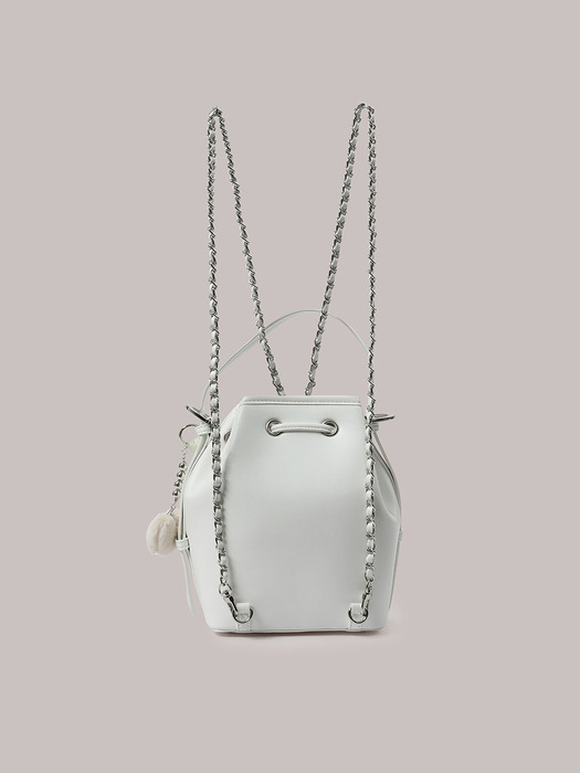 [키링증정] 2way Chain Bag - White