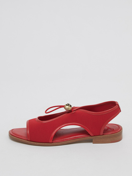 Luv bow sandal(Red clay)
