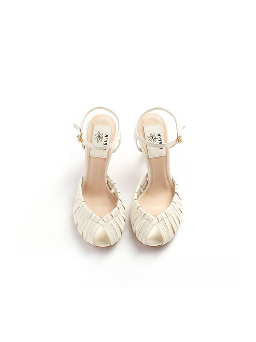Sunny Multi Strap Sandals - Snow Ivory