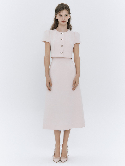 Leena tweed midi skirt(3colors)