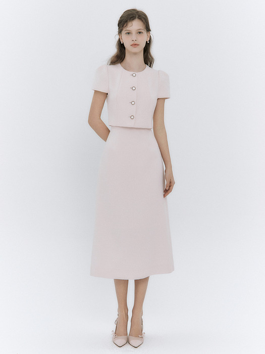 Leena tweed midi skirt(3colors)