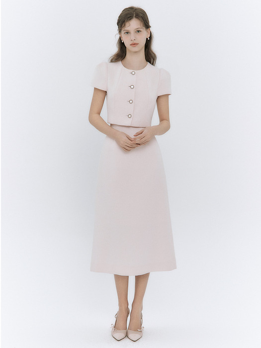 Leena tweed midi skirt(3colors)