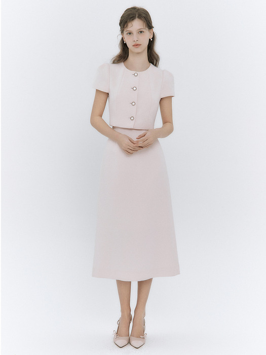 Leena tweed midi skirt(3colors)