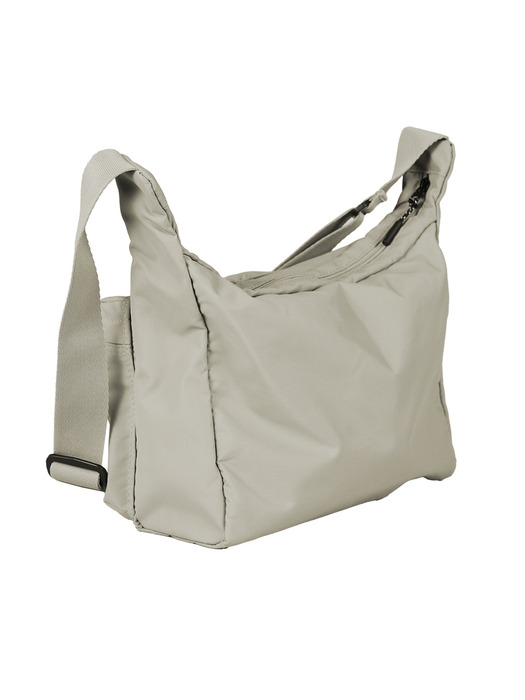 로드 리사이클 나일론 포켓 크로스백 Pocket Body Bag_Light khaki