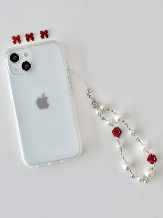 Rose&Pearl Phone String_HC2477KE001M