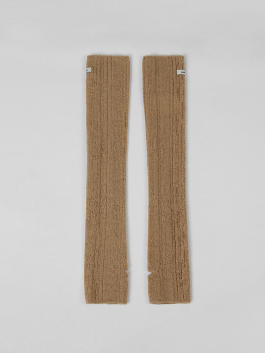 MOHAIR LEG AND ARM WARMERS_CAMEL