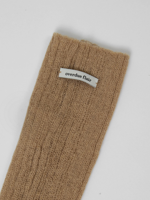 MOHAIR LEG AND ARM WARMERS_CAMEL