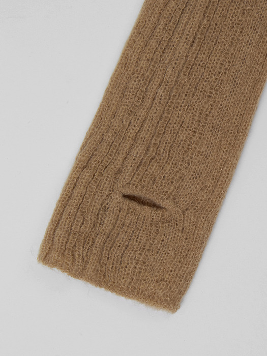 MOHAIR LEG AND ARM WARMERS_CAMEL