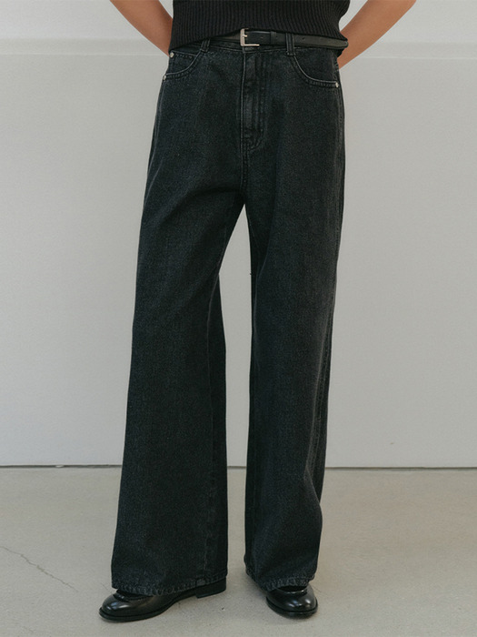 [단독]카마 와이드 데님 팬츠  / KAMA WIDE DENIM PANTS_2colors