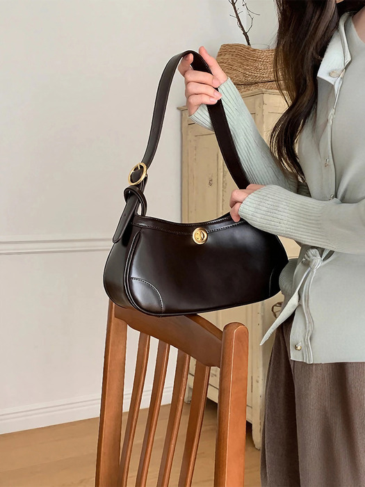 [단독]JENNA MINI HOBO BAG (espresso)