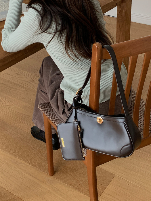 [단독]JENNA MINI HOBO BAG (espresso)