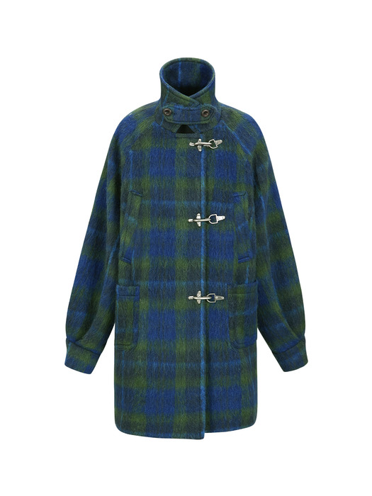 OVERSIZED PEA COAT awa660w(BLUE)