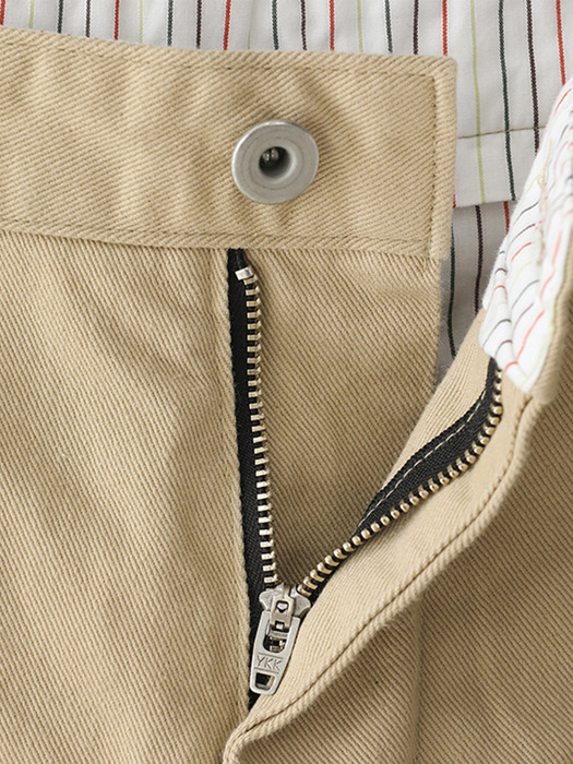 Bluesf semi-wide washed cargo pants