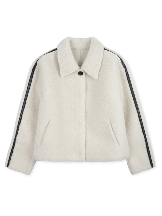 Iris Fur Mustang Jacket [Ivory]