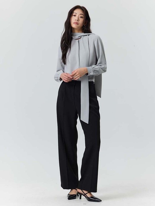 Basic Semi Wide Pants