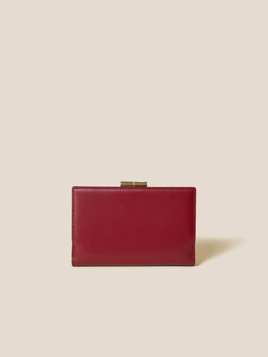 Mael Frame Half Wallet (Red)_RCWEX24642RED