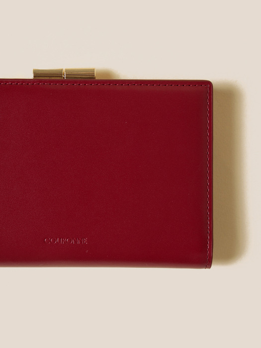 Mael Frame Half Wallet (Red)_RCWEX24642RED