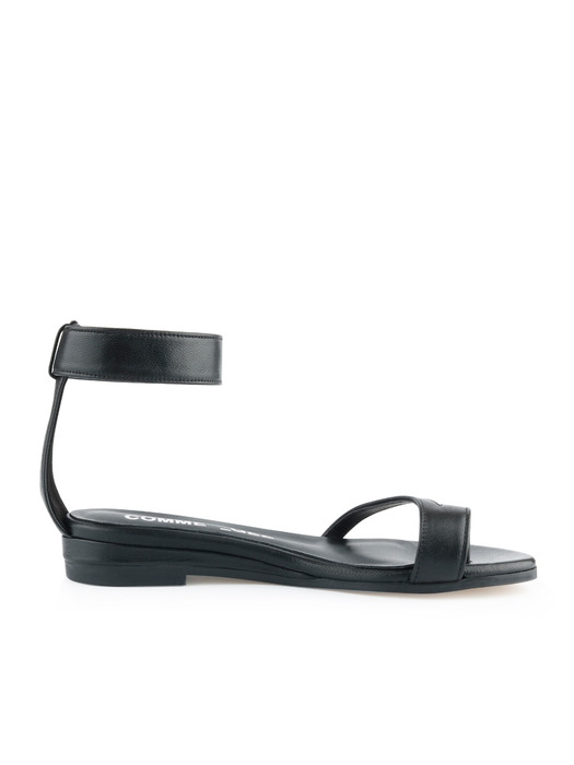 Wide strap sandals shoes-CG1018BK