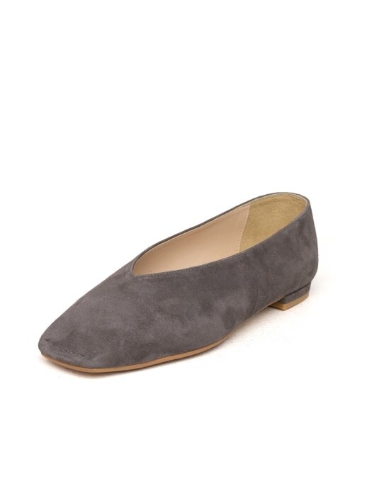 Db flats (charcoal gray suede)   