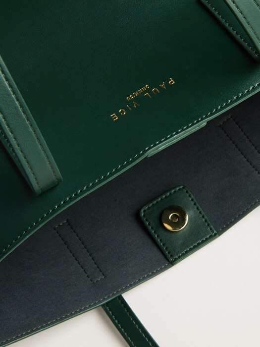 Leather Office bag - Green 레더 오피스백 그린 PV001GR
