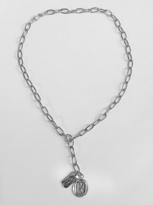 Vase 2way necklace (Silver)