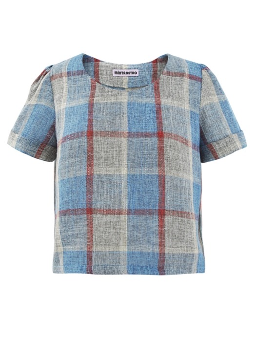 Summer Linen Check Top [Limited Edition]